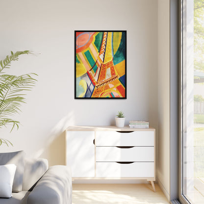Tour Eiffel (1926) by Robert Delaunay  / Toile encadrée sur caisse américaine