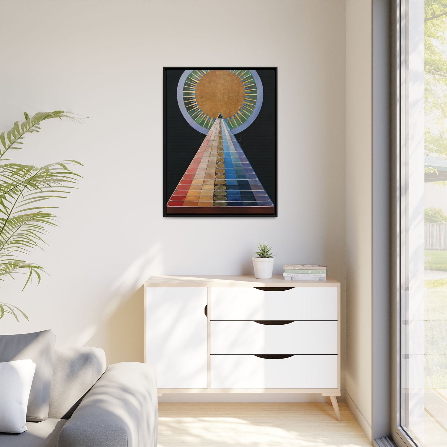 Altarpiece No. 1 Group X (1915) by Hilma af Klint   / Toile encadrée sur caisse américaine