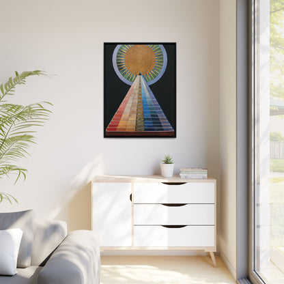Altarpiece No. 1 Group X (1915) by Hilma af Klint   / Toile encadrée sur caisse américaine