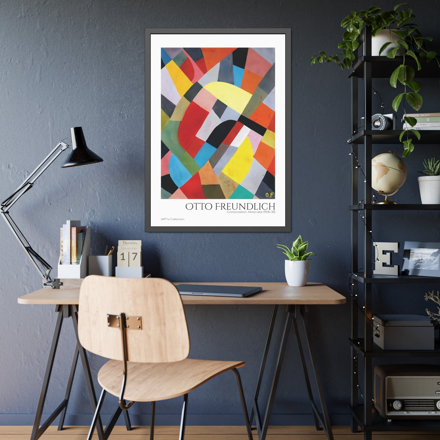 Composition Abstraite (1936-38) by Otto Freundlich  / Affiche Encadrée série ART's Collection