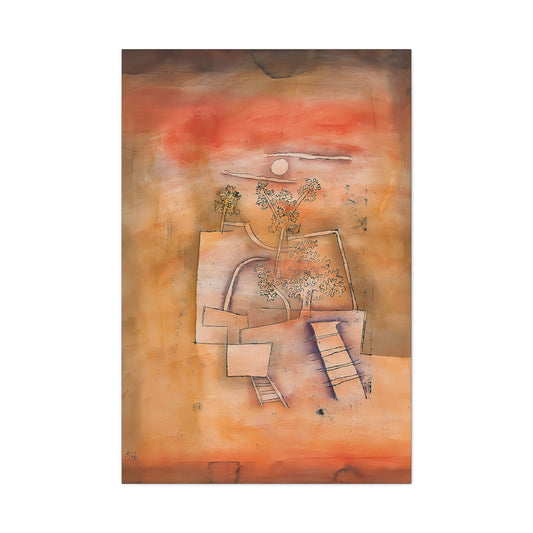 Tree Culture (1924) by Paul Klee  / Reproduction Fine Art sur Toile / Epaisseur 3.2 cm - 1.25 inch
