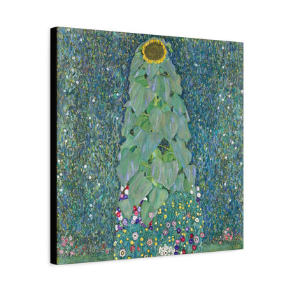 Sunflowers (1883) by Gustav Klimt / Reproduction Fine Art sur Toile / Flanc Large Epaisseur 3.2 cm - 1.25 inch