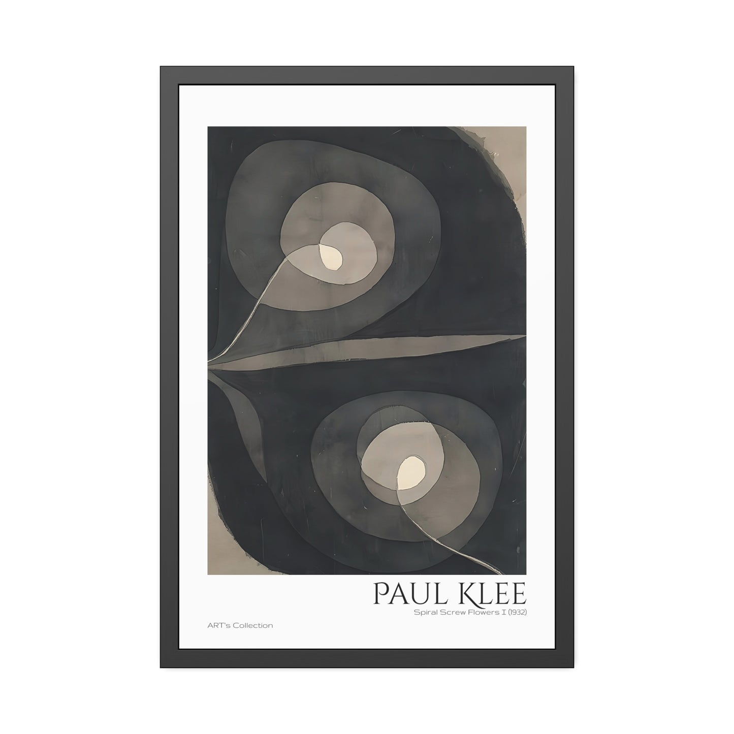 Spiral Screw Flowers I (1932)  by Paul Klee / Affiche Encadrée série ART's Collection