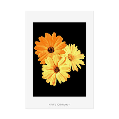 Collection Signature "FLORAL Numéro 8" sur Affiche imprimée - Série ART's Collection