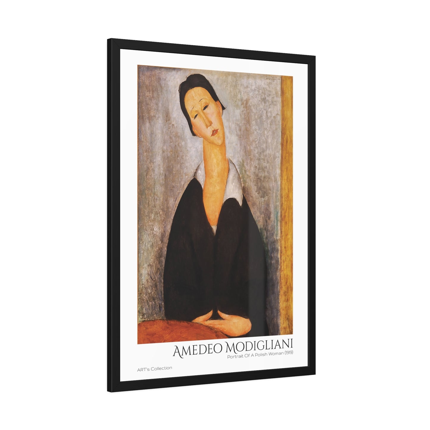 Portrait Of A Polish Woman (1919) by Amedeo Modigliani  / Affiche Encadrée série ART's Collection
