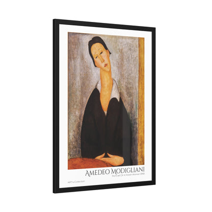 Portrait Of A Polish Woman (1919) by Amedeo Modigliani  / Affiche Encadrée série ART's Collection
