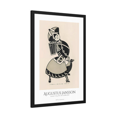 Queen City Ink, Ad. 15 (1890-1913) by Augustus Jansson  / Affiche Encadrée série ART's Collection