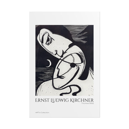 The Kiss (1930) by Ernst Ludwig Kirchner / Affiche imprimée - Série ART's Collection