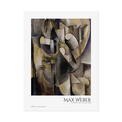 Interior with Music (1915) by Max Weber / Affiche imprimée - Série ART's Collection
