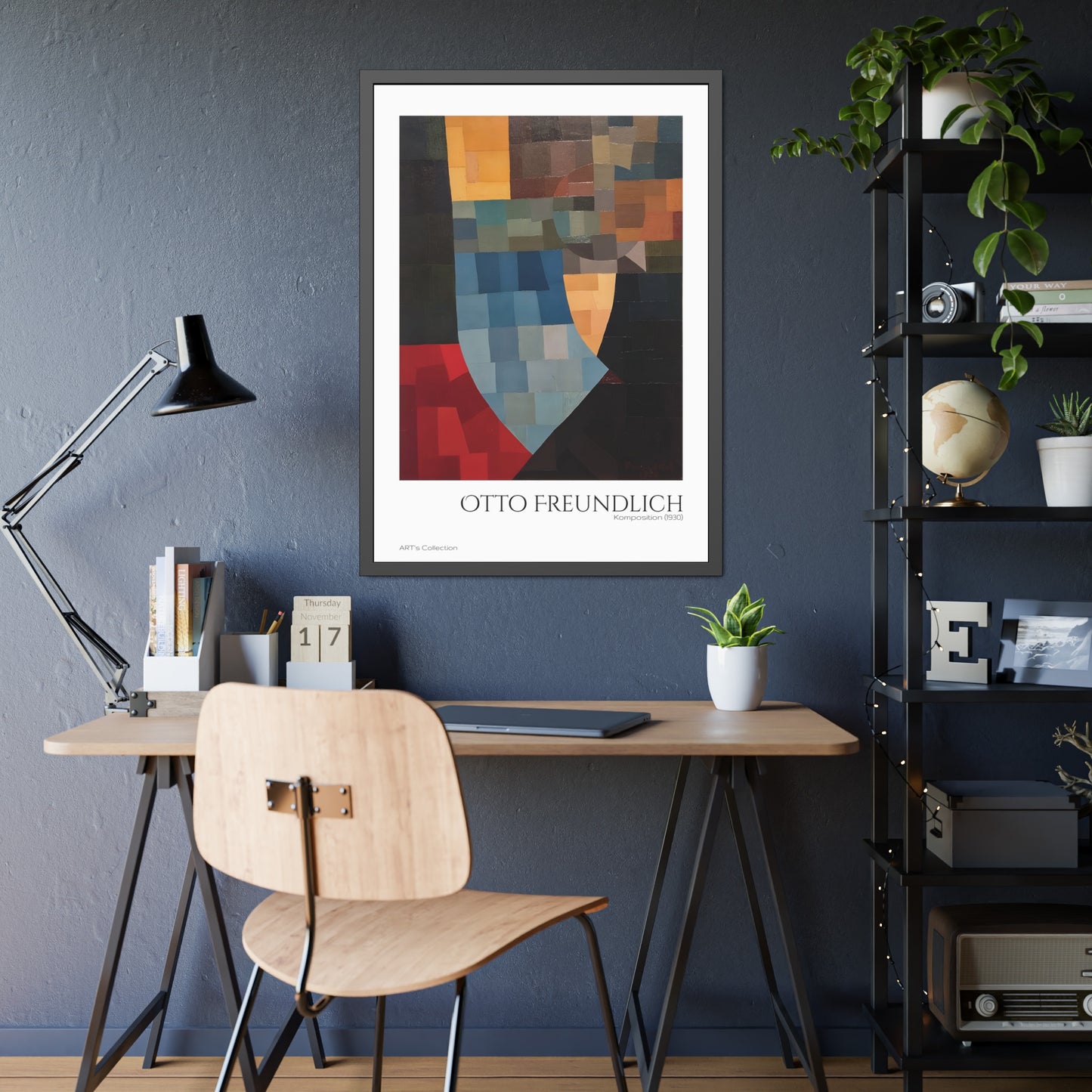 Komposition (1930) by Otto Freundlich  / Affiche Encadrée série ART's Collection