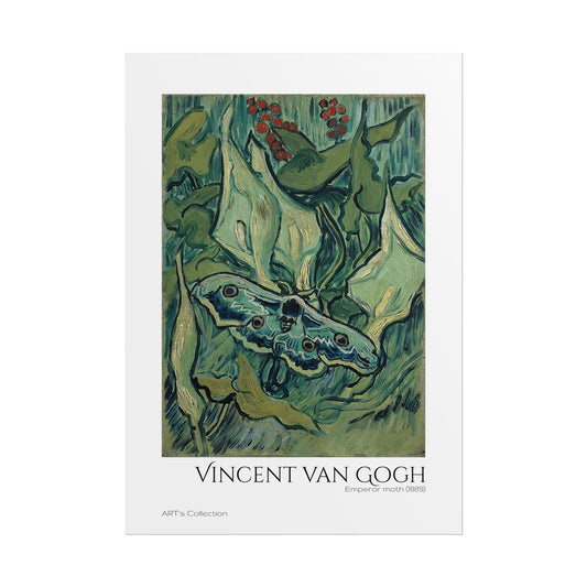 Emperor moth (1889) by Vincent van Gogh / Affiche imprimée - Série ART's Collection