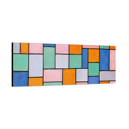 Composition in dissonances (1919) by Theo van Doesburg  / Reproduction Fine Art sur Toile / Epaisseur 3.2 cm - 1.25 inch