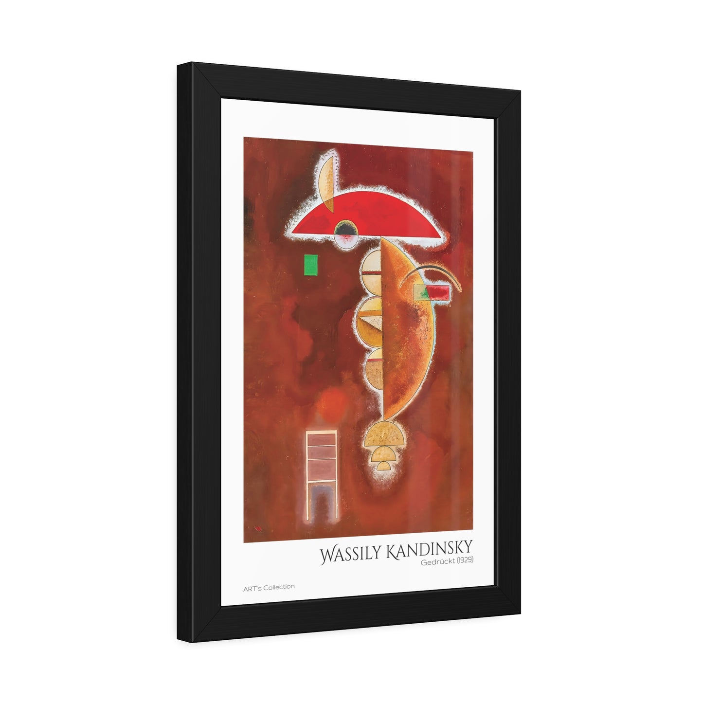 Gedrückt (1929) by Wassily Kandinsky / Affiche Encadrée série ART's Collection