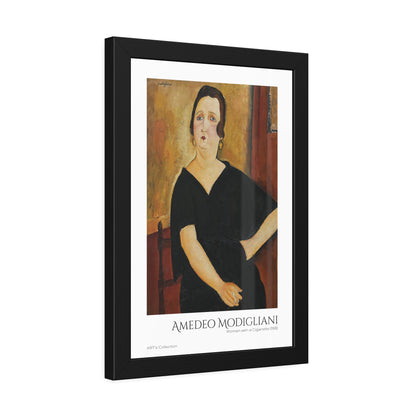 Woman with a Cigarette (1918) by Amedeo Modigliani  / Affiche Encadrée série ART's Collection