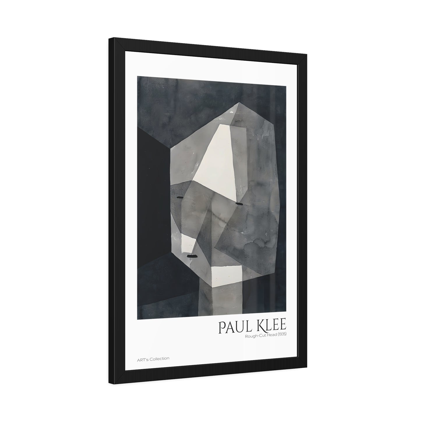 Rough-Cut Head (1935)  by Paul Klee / Affiche Encadrée série ART's Collection