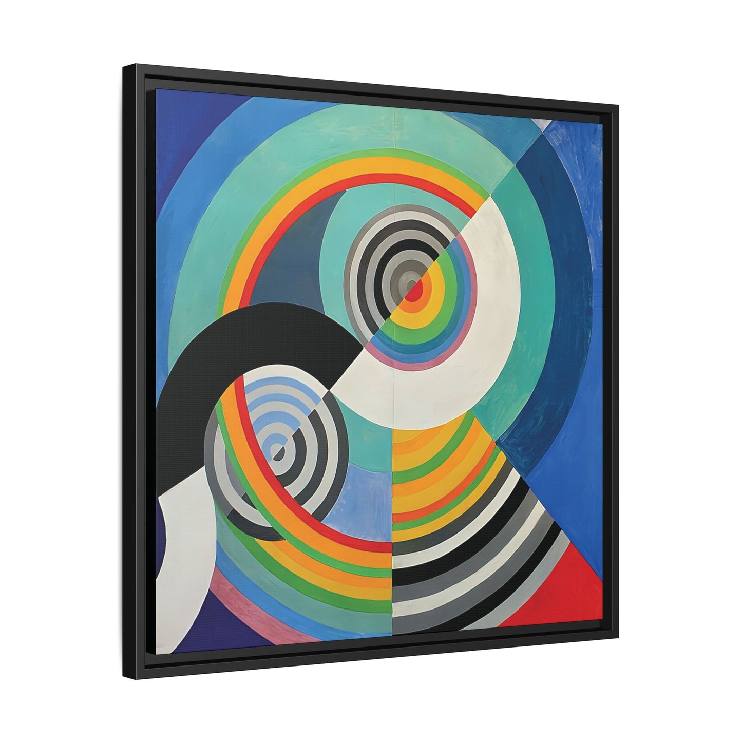 Rythme Numéro 3 (1938)  by Robert Delaunay  / Toile encadrée sur caisse américaine