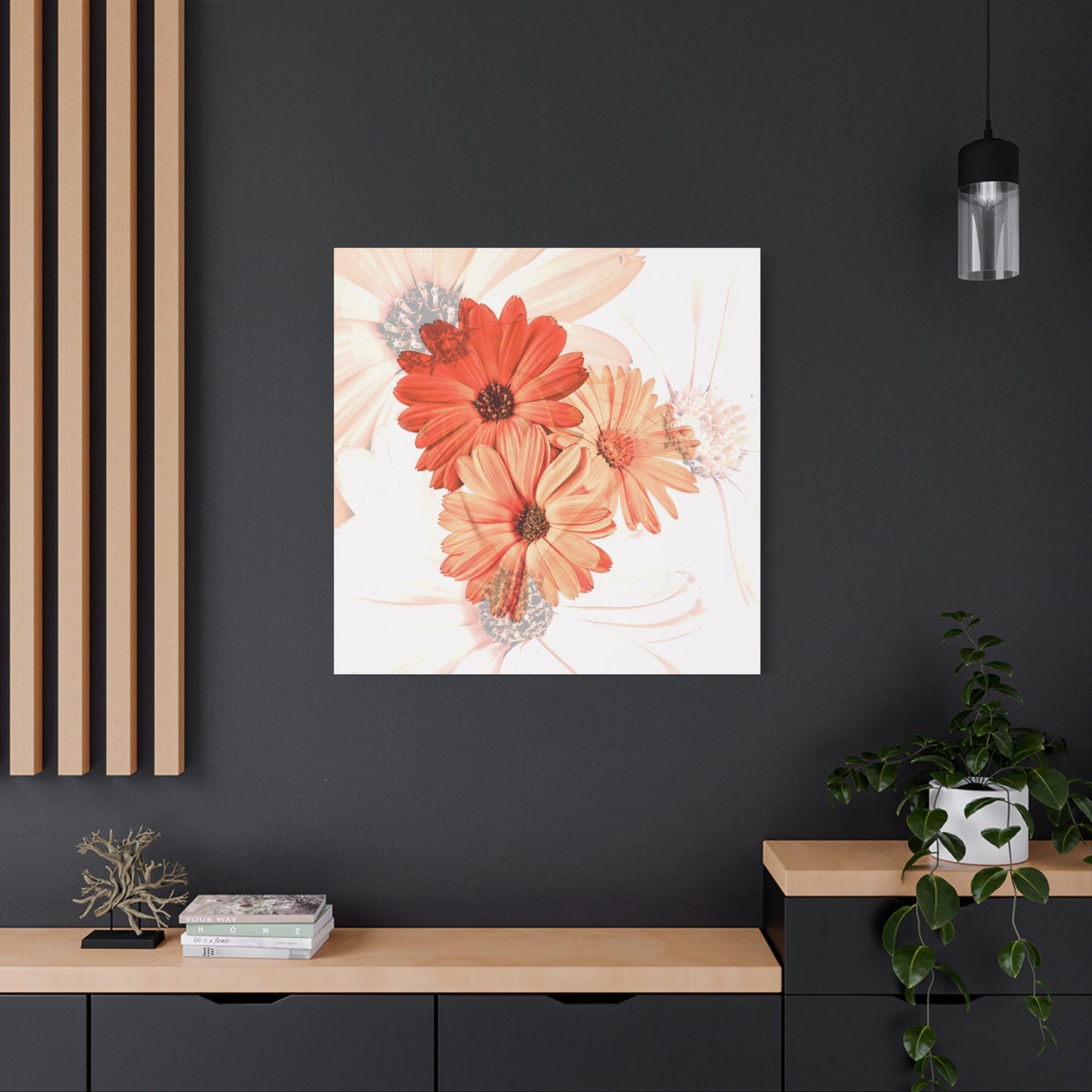 Collection Signature "FLORAL Numéro 17" sur Toile Fine Art sur Toile / Epaisseur 3,2cm - 1'25 po
