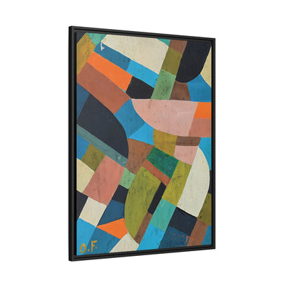 Petite Composition (Circa 1937)  by Otto Freundlich / Toile encadrée sur caisse américaine