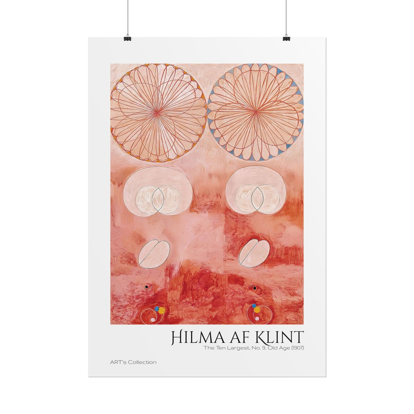 The Ten Largest, No. 9, Old Age (1907) by Hilma af Klint  / Affiche imprimée - Série ART's Collection
