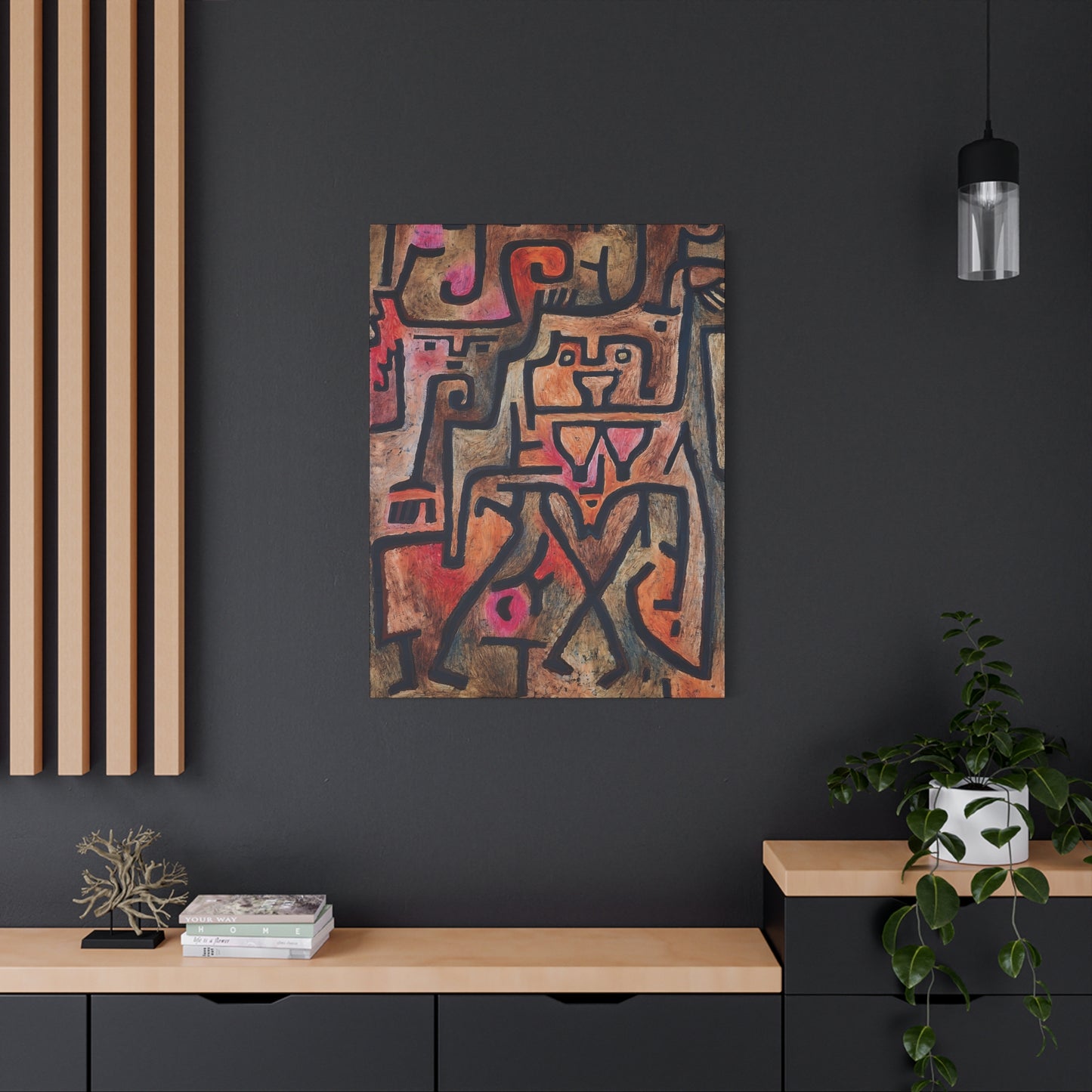 Forest Witches (1938) by Paul Klee / Reproduction Fine Art sur Toile / Epaisseur 3,2cm - 1'25 po