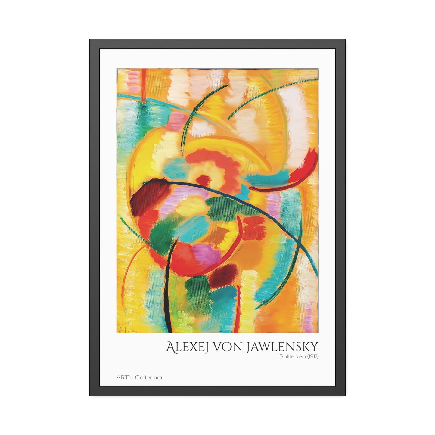 Stillleben (1917) by Alexej von Jawlensky  / Affiche Encadrée série ART's Collection