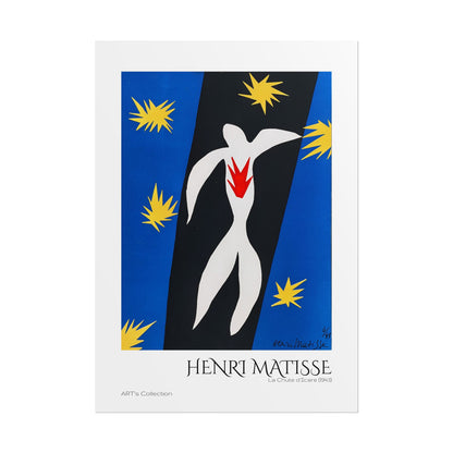 La Chute d'Icare (1943) by Henri Matisse / Affiche imprimée - Série ART's Collection