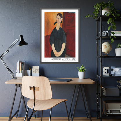 Portrait of Paulette Jourdain (1919)  by Amedeo Modigliani  / Affiche Encadrée série ART's Collection