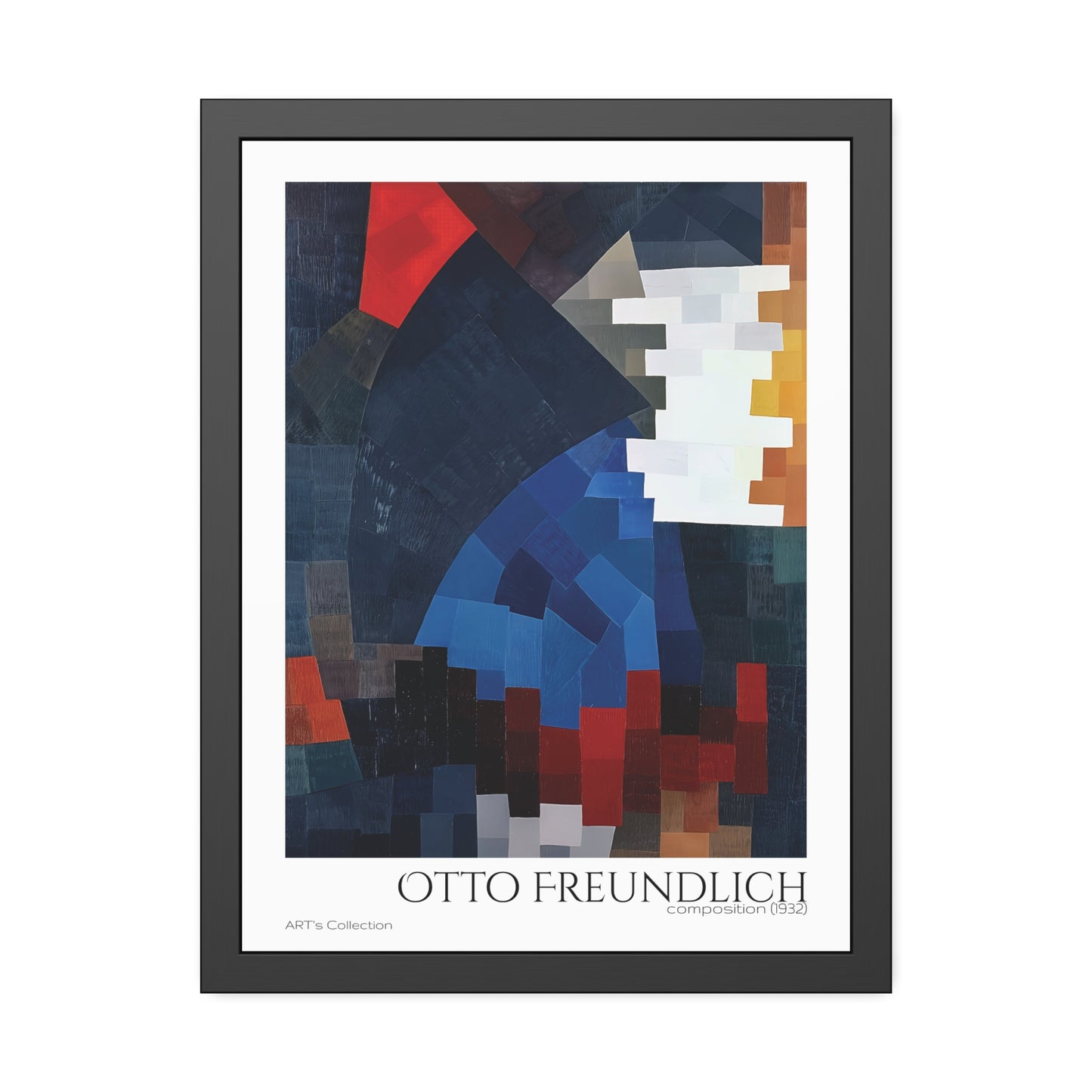 Composition (1932) by Otto Freundlich  / Affiche Encadrée série ART's Collection