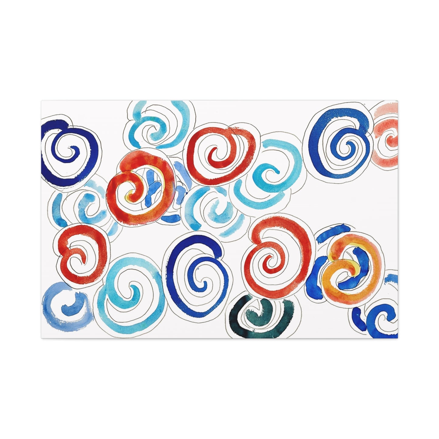 Escargots (1953) by Henri Matisse / Reproduction Fine Art sur Toile / Flanc Large Epaisseur 3.2 cm - 1.25 inch