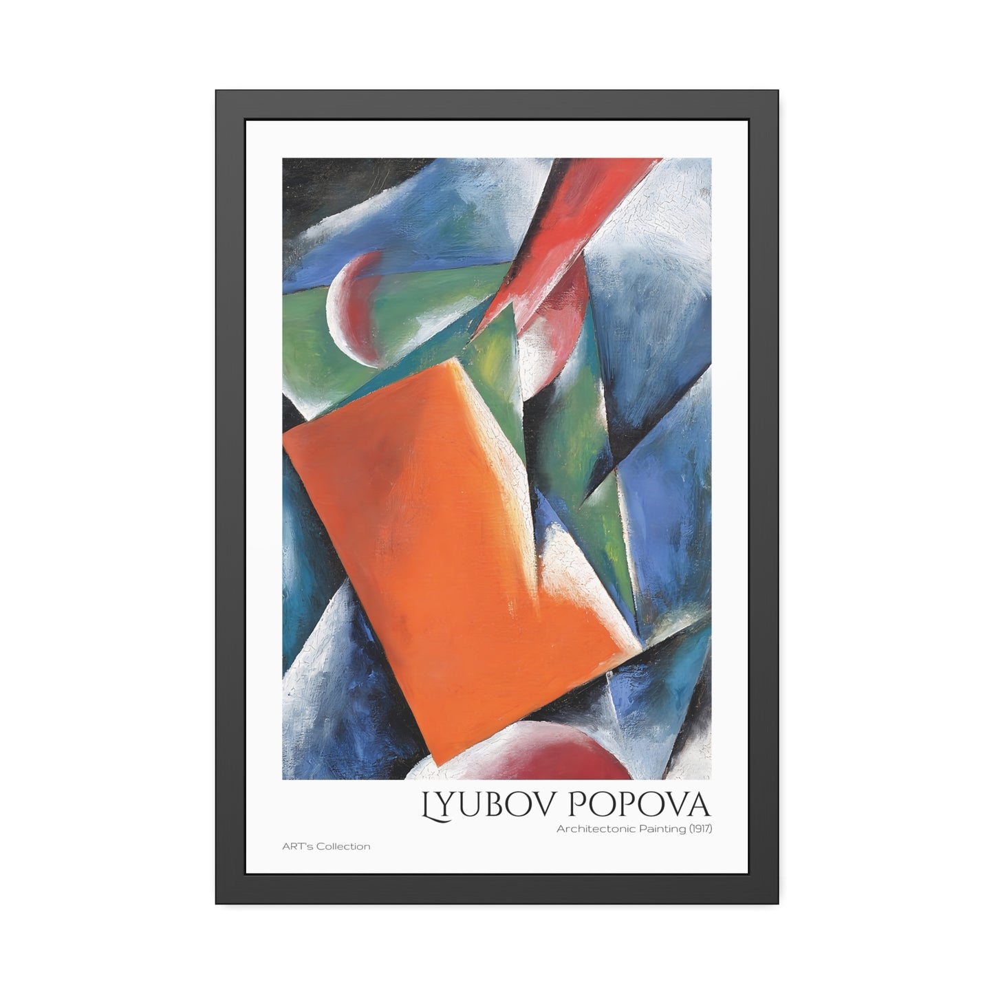Architectonic Painting (1917) by Lyubov Popova  / Affiche Encadrée série ART's Collection