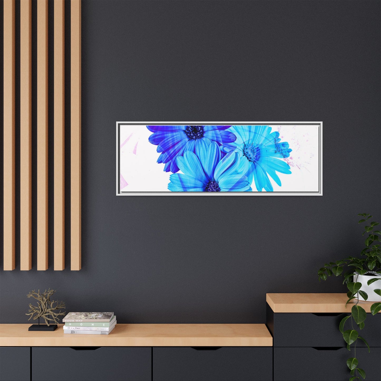 Collection Signature "FLORAL Numéro 11" sur Toile encadrée avec caisse américaine