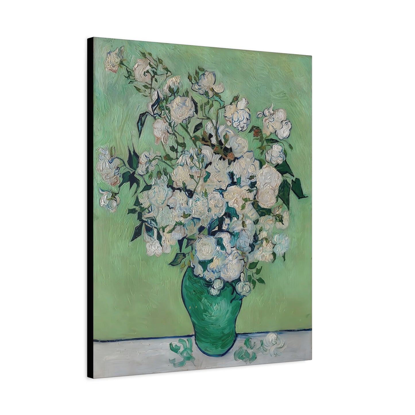 Roses (1890) by Vincent van Gogh  / Reproduction Fine Art sur Toile / Epaisseur 3,2cm - 1'25 po