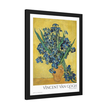 Irises (1890) by Vincent Van Gogh / Affiche Encadrée série ART's Collection