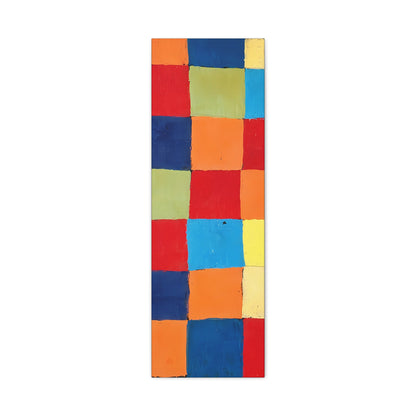 Color chart Qu 1 (1930) by Paul Klee / Reproduction Fine Art sur Toile / Large Epaisseur 3.2 cm - 1.25 inch