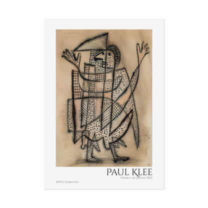Maske mit Sense (1927)  by Paul Klee / Affiche imprimée - Série ART's Collection