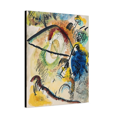 Watercolor IX - with black lines (1913) by Wassily Kandinsky / Reproduction Fine Art sur Toile / Epaisseur 3,2cm - 1'25 po