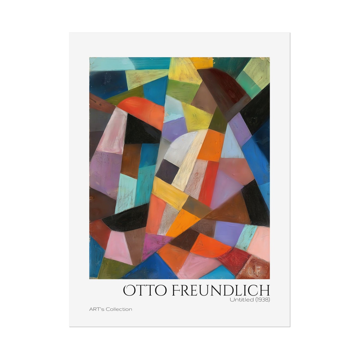 Untitled (1938) by (1938) Otto Freundlich / Affiche imprimée - Série ART's Collection