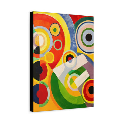 Rythme, Joie de vivre (1930) by Robert Delaunay / Reproduction Fine Art sur Toile / Large Epaisseur 3.2 cm - 1.25 inch