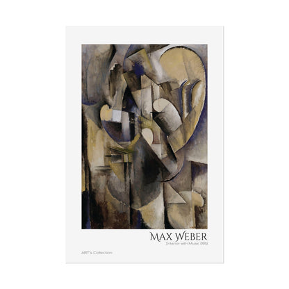 Interior with Music (1915) by Max Weber / Affiche imprimée - Série ART's Collection