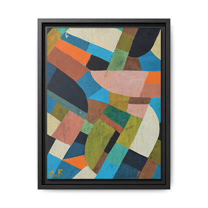 Petite Composition (Circa 1937)  by Otto Freundlich / Toile encadrée sur caisse américaine