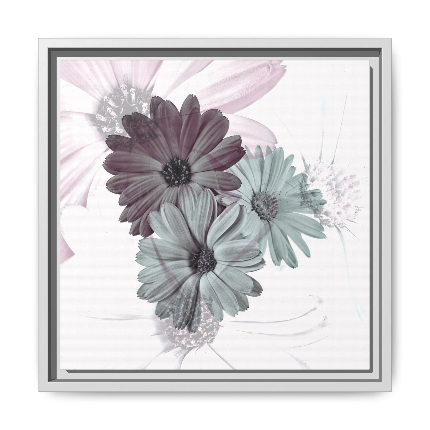 Collection Signature "FLORAL Numéro 15" sur Toile encadrée avec caisse américaine