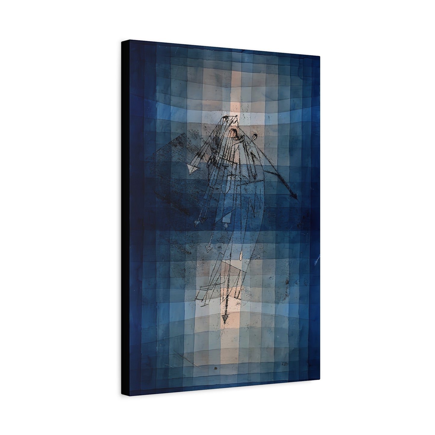 Dance of Moth (1923) by Paul Klee  / Reproduction Fine Art sur Toile / Epaisseur 3.2 cm - 1.25 inch