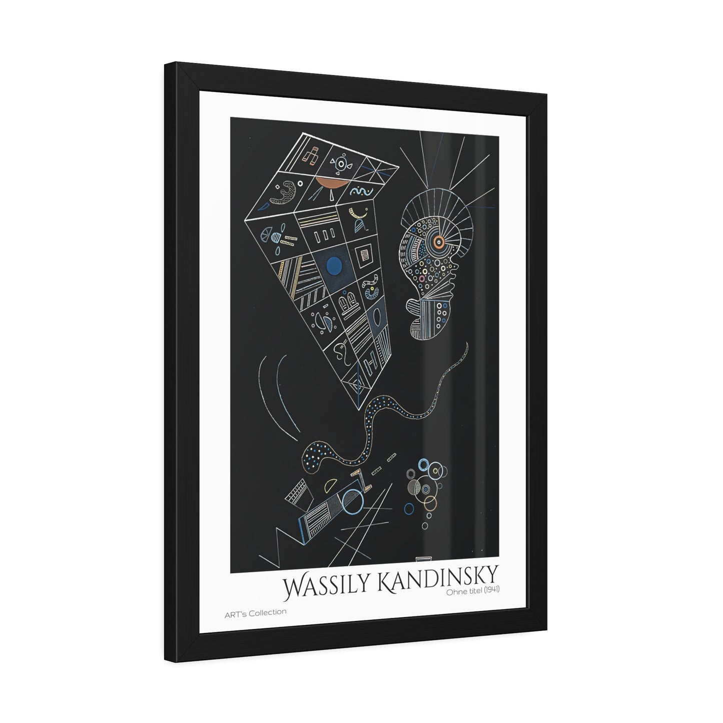 Ohne titel (1941) by Wassily Kandinsky / Affiche Encadrée série ART's Collection