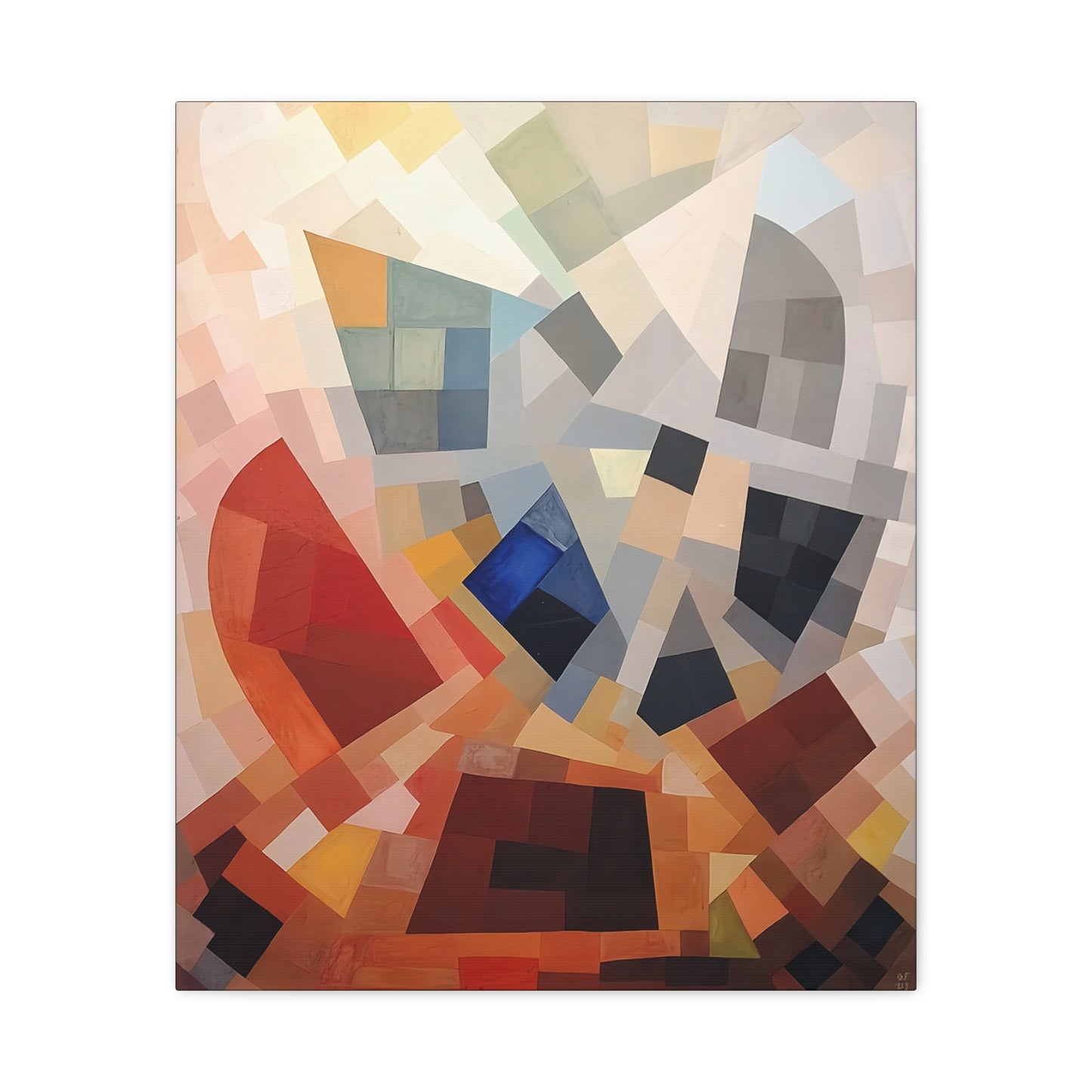 Komposition (1939) by Otto Freundlich  / Reproduction Fine Art sur Toile / Epaisseur 3,2cm - 1'25 po