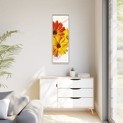 Collection Signature "FLORAL Numéro 13" sur Toile encadrée avec caisse américaine