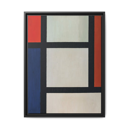 Contra-Composition (1927-28) by Theo van Doesburg  / Toile encadrée sur caisse américaine