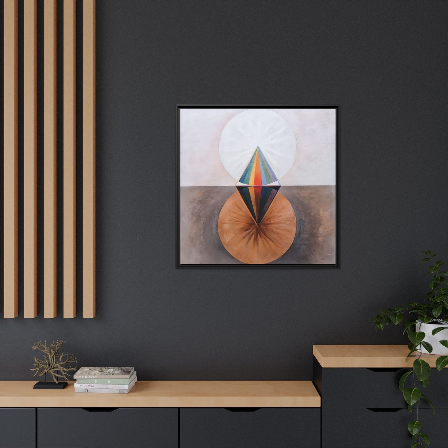 The Swan, No. 12, Group IX-SUW (1915) by Hilma af Klint   / Toile encadrée sur caisse américaine