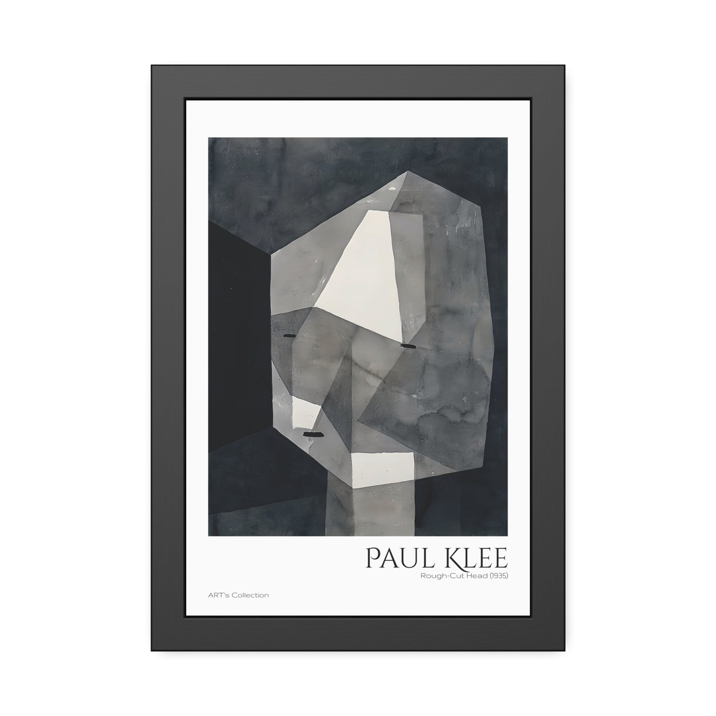 Rough-Cut Head (1935)  by Paul Klee / Affiche Encadrée série ART's Collection