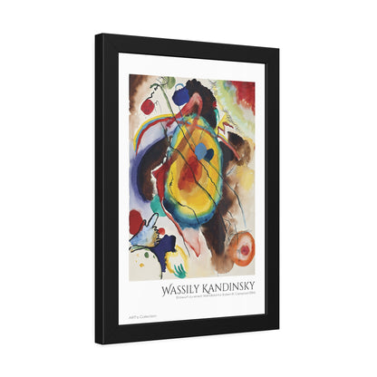Entwurf zu einem Wandbild für Edwin R. Campbell (1914) by Wassily Kandinsky / Affiche Encadrée série ART's Collection