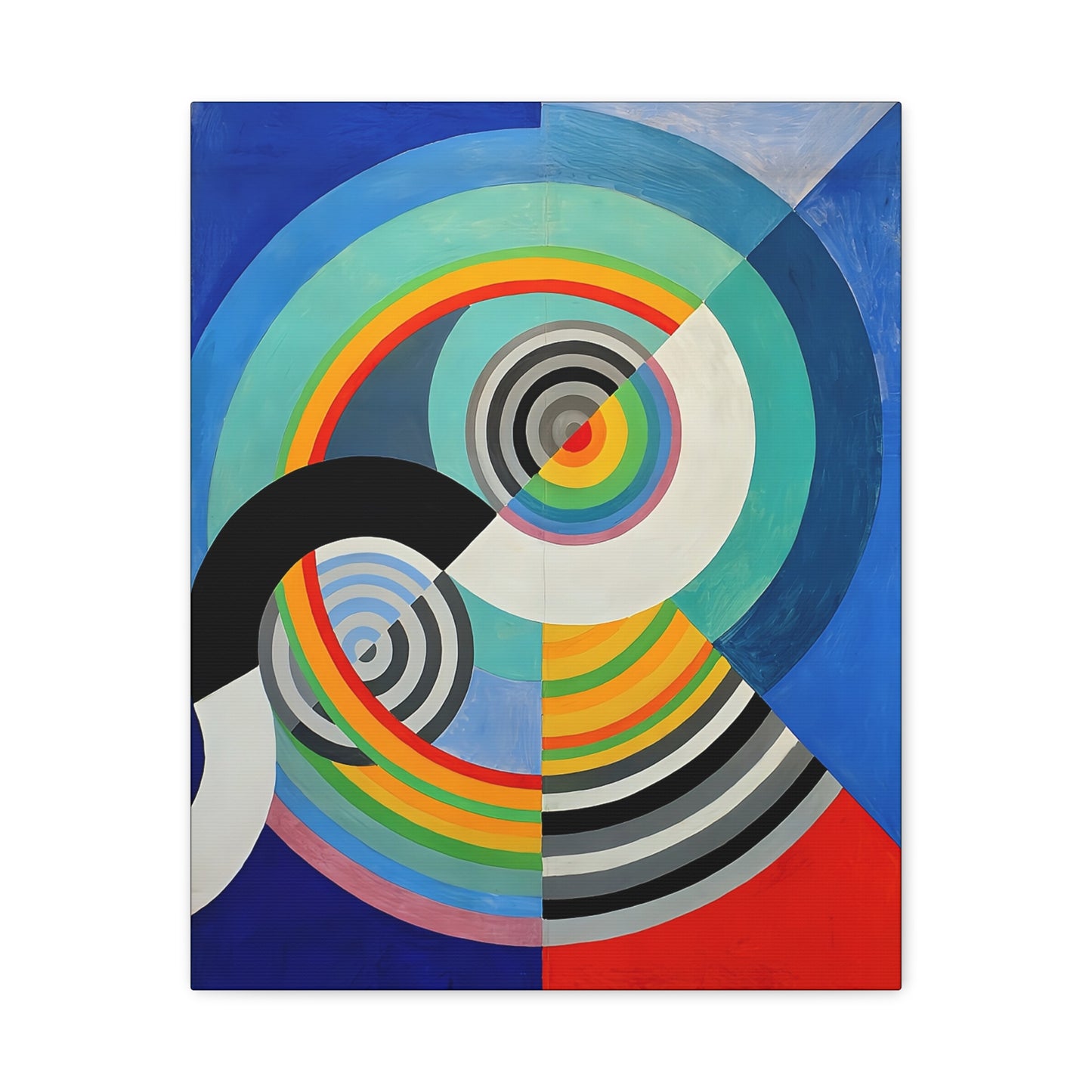 Rythme numéro 3 (1938) by Robert Delaunay / Reproduction Fine Art sur Toile / Epaisseur 3,2cm - 1'25 po